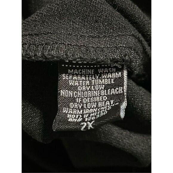 ❤️Thrill Black Denim Jacket 2X - Picture 7 of 7